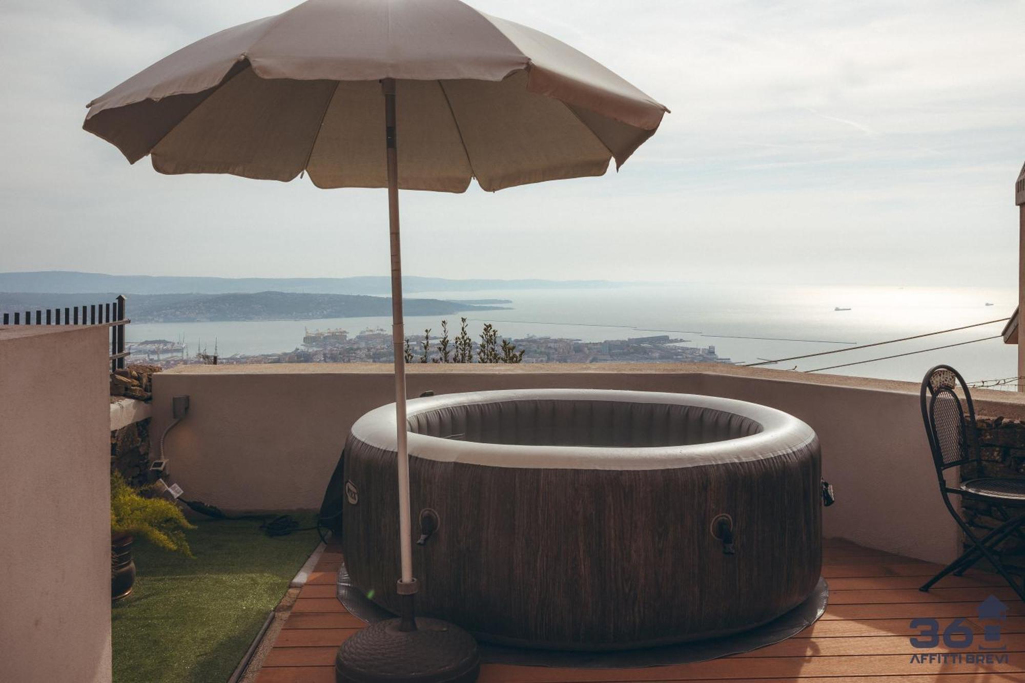 Trieste 10Min Dal Centro Villa Privata Con Jacuzzi Extérieur photo